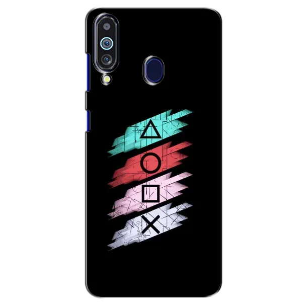 Чехол с рисунком «Значки Sony» для Samsung Galaxy M40 Чехол с рисунком «Значки Sony» для Samsung Galaxy M40