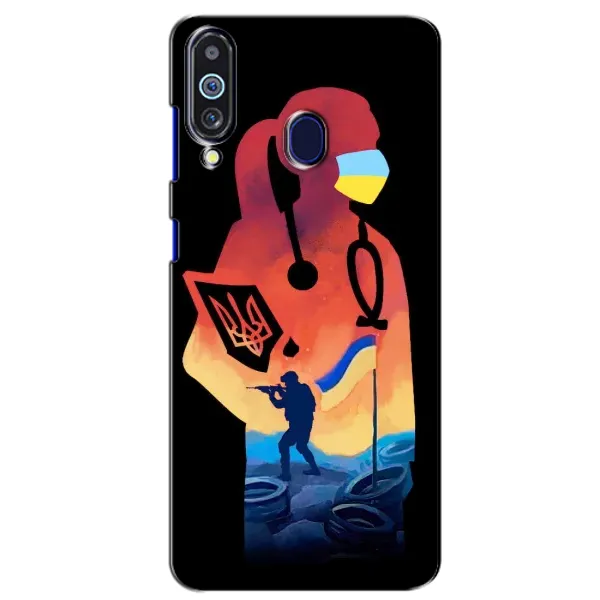 Чехол с рисунком «ЗСУ Врач» для Samsung Galaxy M40 Чехол с рисунком «ЗСУ Врач» для Samsung Galaxy M40