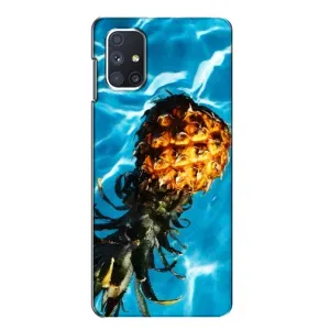 Чехол с изображением вкусной еды для Samsung Galaxy M51 (Ананас)