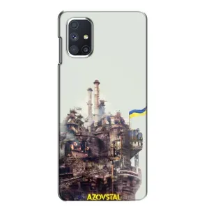 Чехлы на военную тематику для Samsung Galaxy M51 (Азовсталь)
