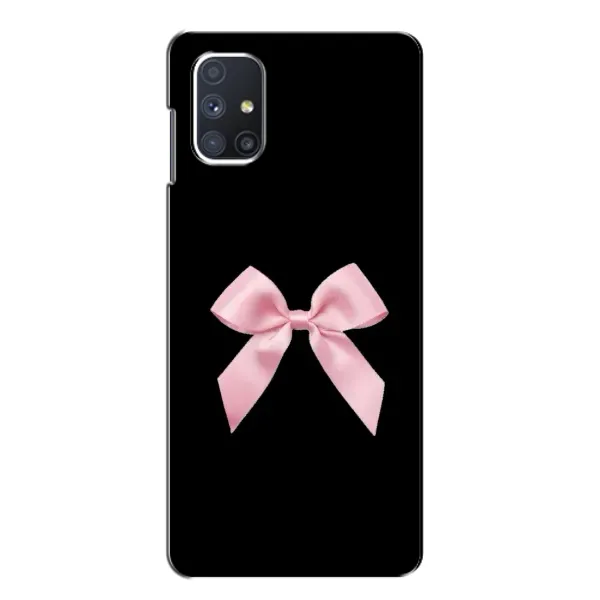 Чехол с рисунком «Бант на черном» для Samsung Galaxy M51