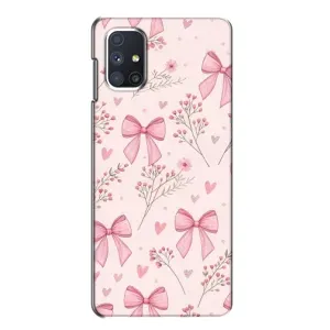 Чехол банты для Samsung Galaxy M51 (Банты с цветами)