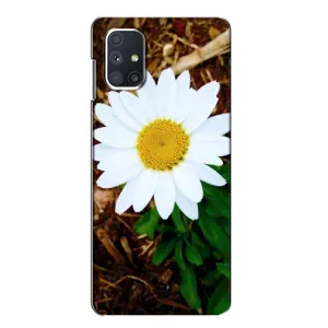 Чехол с ромашками на Samsung Galaxy M51 (Белая ромашка)