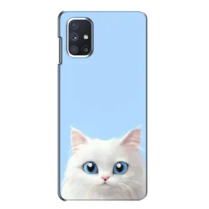 Чохол на тематику: Коти для Samsung Galaxy M51 (Білий кіт)