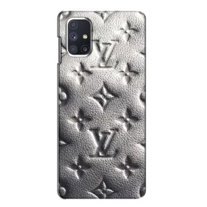 Текстурний Чохол Louis Vuitton для Самсунг Галаксі М51 (Бежевий ЛВ)