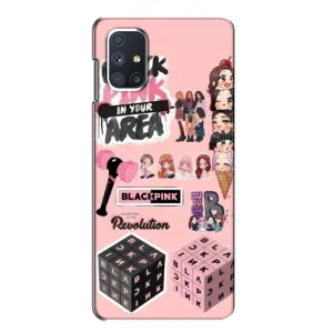 Чехлы с картинкой для Samsung Galaxy M51 (BLACK PINK коллаж)