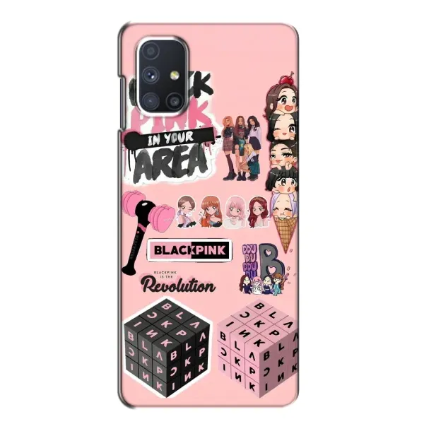 Чехол с рисунком «BLACK PINK коллаж» для Samsung Galaxy M51
