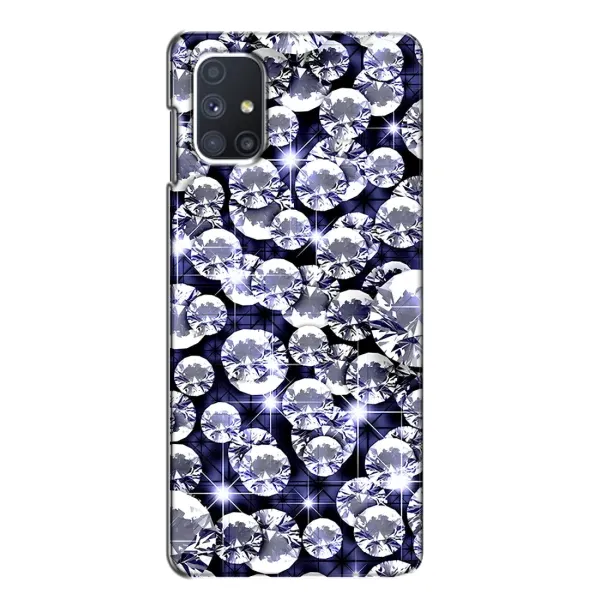 Чехол с рисунком «Бриллианты» для Samsung Galaxy M51