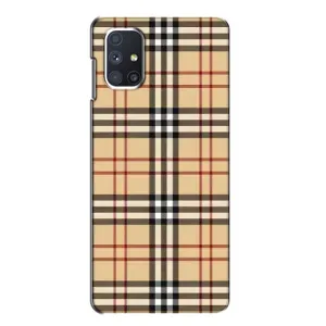 Чехол с рисунком «Burberry стиль» для Samsung Galaxy M51