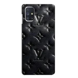 Текстурний Чохол Louis Vuitton для Самсунг Галаксі М51 (Чорний ЛВ)
