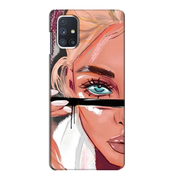 Чехол с рисунком «Девушка и ресницы» для Samsung Galaxy M51 Чехол с рисунком «Девушка и ресницы» для Samsung Galaxy M51