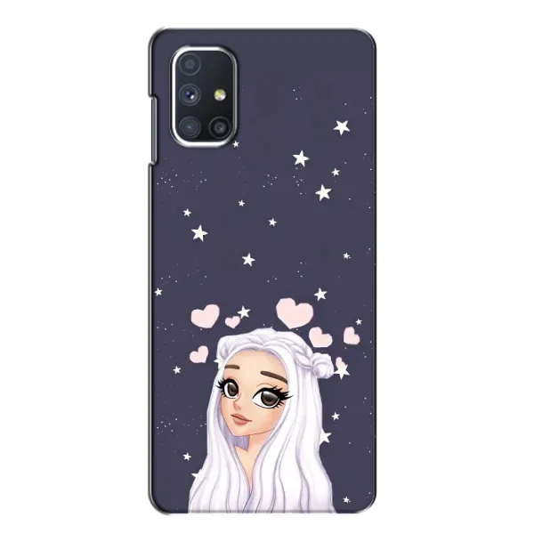 Чехол с рисунком «Девушка и сердечки» для Samsung Galaxy M51 Чехол с рисунком «Девушка и сердечки» для Samsung Galaxy M51