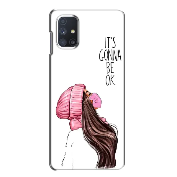 Чехол с рисунком «Девушка в маске» для Samsung Galaxy M51 Чехол с рисунком «Девушка в маске» для Samsung Galaxy M51