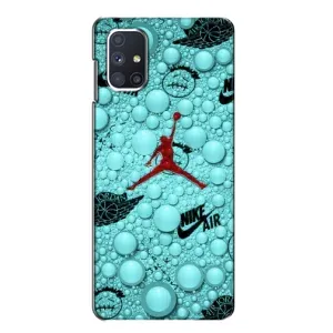 Силіконовый Чохол Nike Air Jordan на Самсунг Галаксі М51 (Джордан Найк)