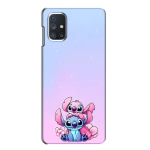 Чехол с рисунком Стич для Samsung Galaxy M51 (Энджл и Стич)