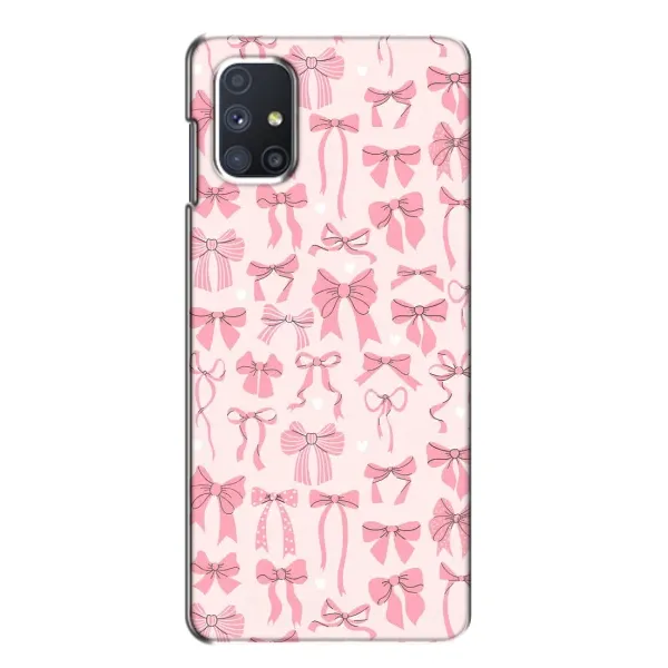 Чехол с рисунком «Фон бантики» для Samsung Galaxy M51