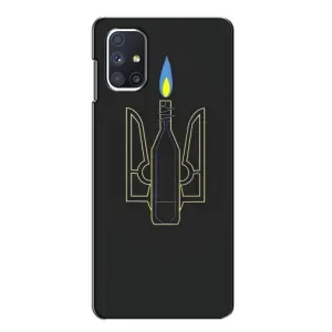 Чехол с картинкой (Патриотический ГЕРБ) на Samsung Galaxy M51 (Герб - Молотова)