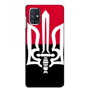 Чехлы УПА (Красно-Чёрный) на Samsung Galaxy M51 (Герб Украины)