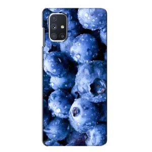 Чехол с изображением вкусной еды для Samsung Galaxy M51 (Голубика)