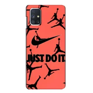 Силіконовый Чохол Nike Air Jordan на Самсунг Галаксі М51 (Just Do It)