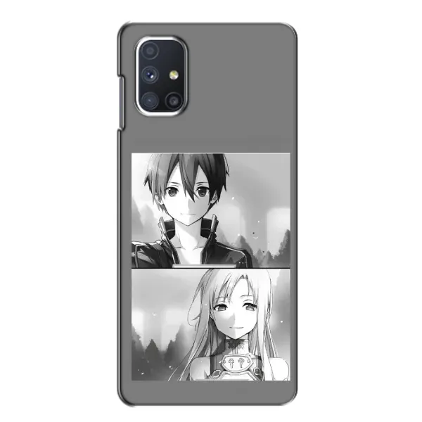 Чехол с рисунком «Кирито-Асуна» для Samsung Galaxy M51 Чехол с рисунком «Кирито-Асуна» для Samsung Galaxy M51