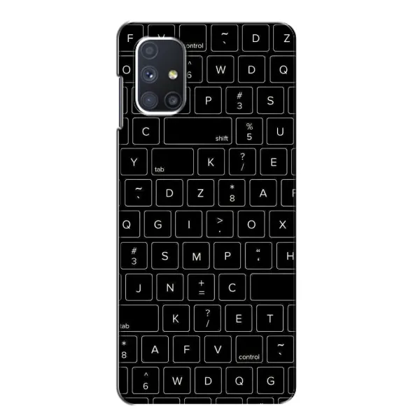 Чехол с рисунком «Клавиатура» для Samsung Galaxy M51