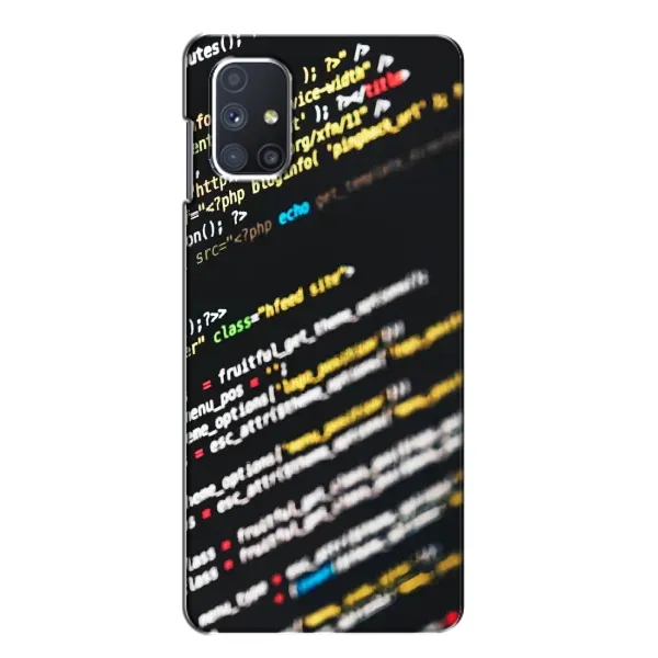 Чехол с рисунком «Код» для Samsung Galaxy M51
