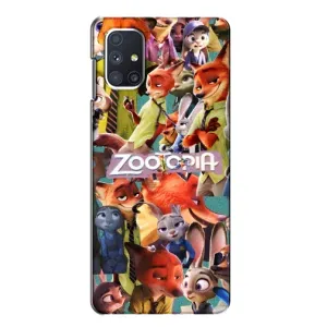 Силиконовый чехол с принтом Зоотрополіс для Samsung Galaxy M51 (Коллаж героев)