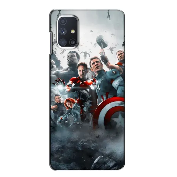 Чехол с рисунком «Команда марвел» для Samsung Galaxy M51