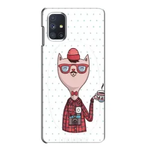 Чохол на тематику: Коти для Samsung Galaxy M51 (Кіт аристократ)