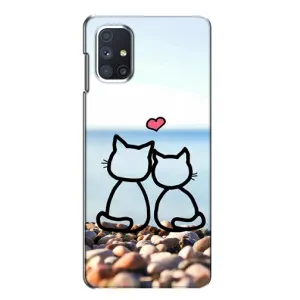 Силіконові Чохли Коханій людині для Samsung Galaxy M51 (Котейки)
