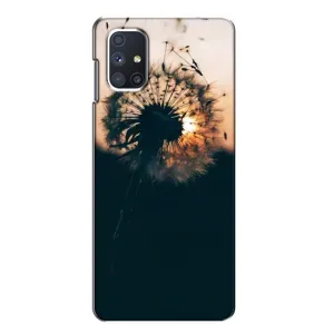 Силиконовый Чехол с одуванчиками на Samsung Galaxy M51 (Красивый одуванчик)