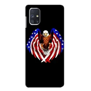 Чохол Прапор USA для Samsung Galaxy M51 (Крила США)