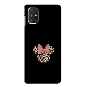 Чехол с леопардовым принтом на Samsung Galaxy M51 (Леопардовая Минни)