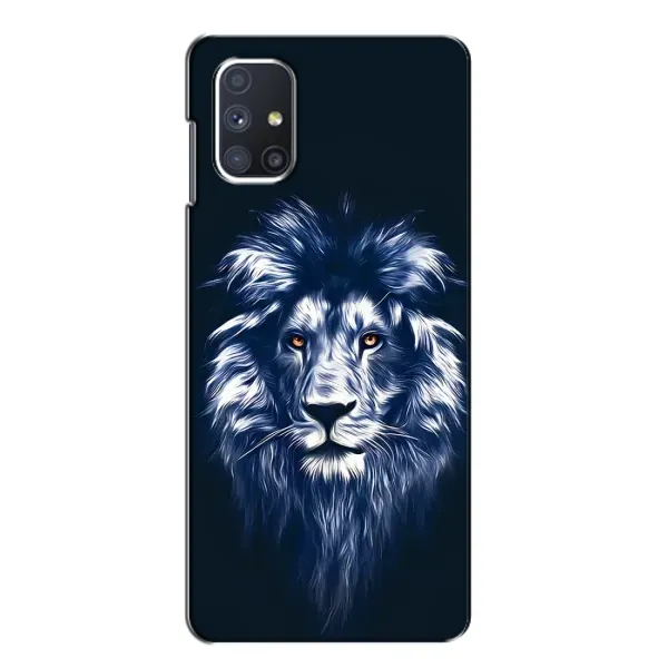 Чехол с рисунком «Лев - синий» для Samsung Galaxy M51 Чехол с рисунком «Лев - синий» для Samsung Galaxy M51