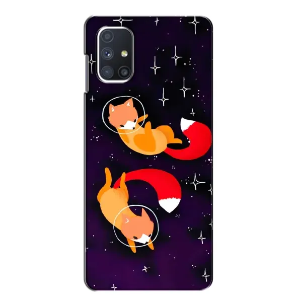 Чехол с рисунком «Лисы» для Samsung Galaxy M51 Чехол с рисунком «Лисы» для Samsung Galaxy M51