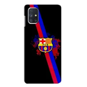 Чехол для Samsung Galaxy M51 (Барселона) (Лого Барсы)