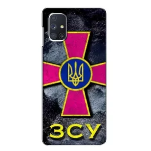 ЗСУ Чехлы (TPU) для Samsung Galaxy M51 (Лого ЗСУ)