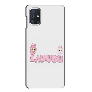 Чехол с принтом Лабубу для Samsung Galaxy M51 (Логотип Лабубу)