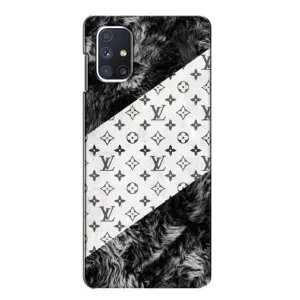 Чохол Стиль Louis Vuitton на Samsung Galaxy M51 (LV на білому)
