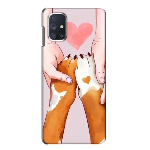 Чехол с рисунком «Любовь к собакам» для Samsung Galaxy M51