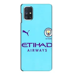 Силиконовые Чехлы принт Футбол на Samsung Galaxy M51 (Man City)