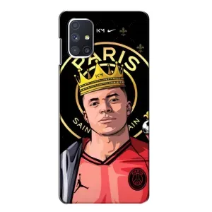 Чехол (TPU) с Футболистом на Samsung Galaxy M51 (Mbappe King)