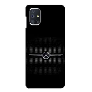 Силиконовый бампер с картинкой машины на Samsung Galaxy M51 (Mercedes)