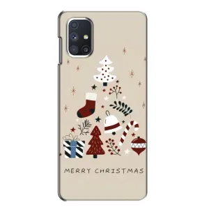 Чехол Санта Клаус для Samsung Galaxy M51 (Merry Christmas)