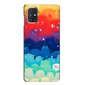 Силіконовий чохол з котиком для Samsung Galaxy M51 (Mew)