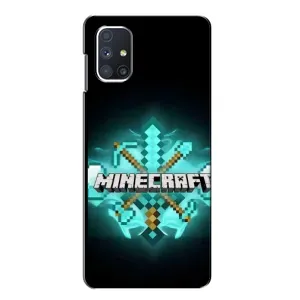 Чехол майнкрафт для Samsung Galaxy M51 (MineCraft 2)