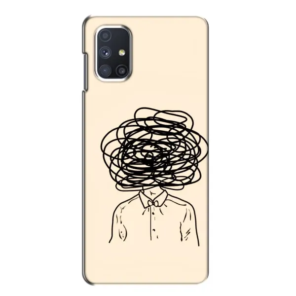 Чехол с рисунком «Мысли» для Samsung Galaxy M51