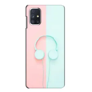 Девчачий Чехол для Samsung Galaxy M51 (Наушники)