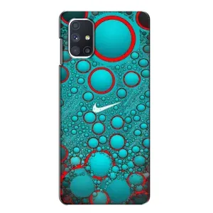 Силіконовый Чохол на Samsung Galaxy M51 з картинкою НАЙК (Найк зелений)